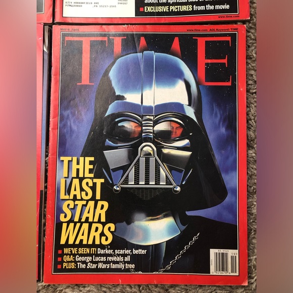π¨βπ§βπ§πππ
πΌTIME Magazine Star Wars Ephemera / 4 Issues- Lot - Picture 5 of 5